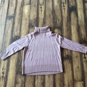 Joe Fresh Dusty Pink Turtleneck Sweater